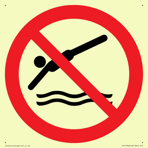 PV11336: Prohibition: No diving