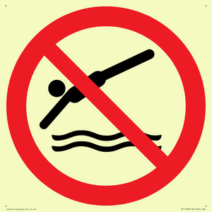 PV11336: Prohibition: No diving