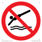 PV11336: Prohibition: No diving