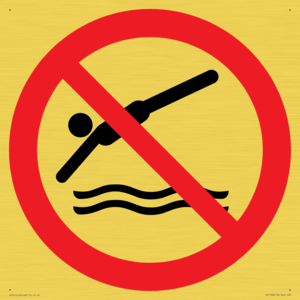 PV11336: Prohibition: No diving