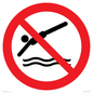 PV11336: Prohibition: No diving