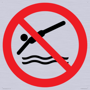 PV11336: Prohibition: No diving