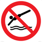PV11336: Prohibition: No diving