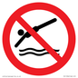 PV11336: Prohibition: No diving