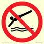 PV11336: Prohibition: No diving