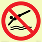PV11336: Prohibition: No diving