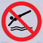 PV11336: Prohibition: No diving