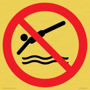 PV11336: Prohibition: No diving