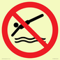 PV11336: Prohibition: No diving