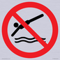PV11336: Prohibition: No diving