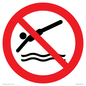 PV11336: Prohibition: No diving