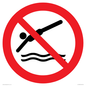 PV11336: Prohibition: No diving