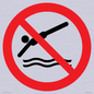 PV11336: Prohibition: No diving