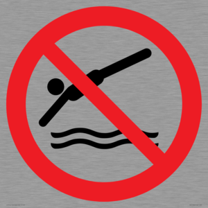 PV11336: Prohibition: No diving