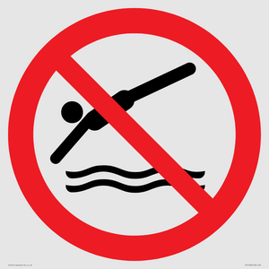 PV11336: Prohibition: No diving