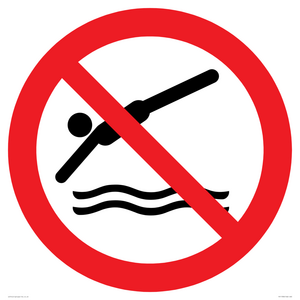PV11336: Prohibition: No diving