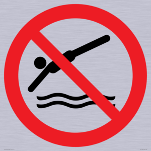 PV11336: Prohibition: No diving