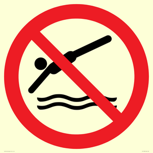 PV11336: Prohibition: No diving