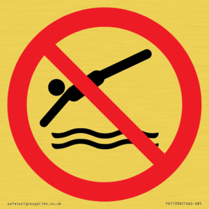 PV11336: Prohibition: No diving