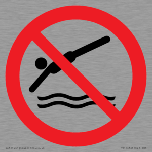 PV11336: Prohibition: No diving