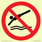 PV11336: Prohibition: No diving