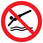 PV11336: Prohibition: No diving