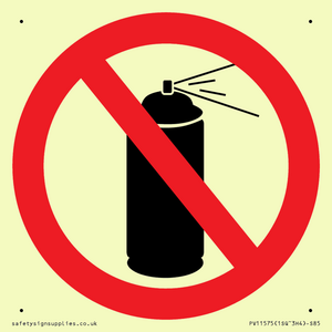 PV11575: P906 Prohibition: No aerosol