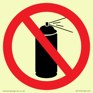 PV11575: P906 Prohibition: No aerosol