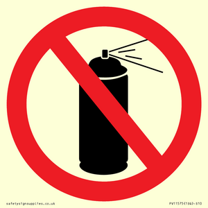 PV11575: P906 Prohibition: No aerosol