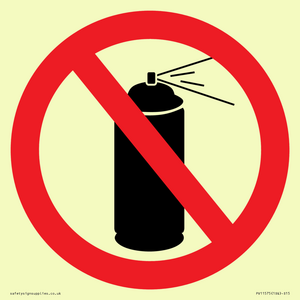 PV11575: P906 Prohibition: No aerosol