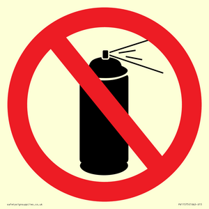 PV11575: P906 Prohibition: No aerosol