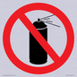PV11575: P906 Prohibition: No aerosol