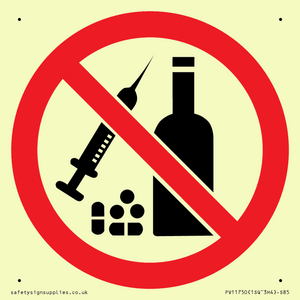 PV11750: P908 Prohibition: No alcohol or drugs