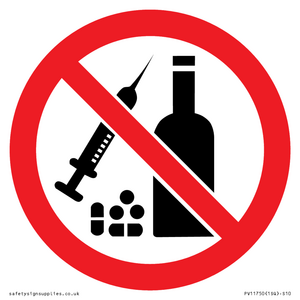 PV11750: P908 Prohibition: No alcohol or drugs