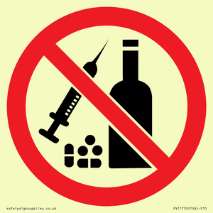 PV11750: P908 Prohibition: No alcohol or drugs