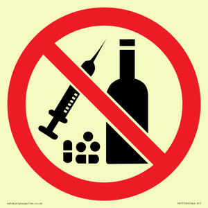 PV11750: P908 Prohibition: No alcohol or drugs