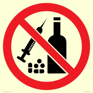 PV11750: P908 Prohibition: No alcohol or drugs