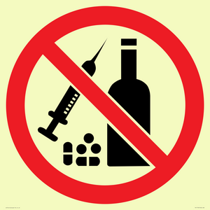 PV11750: P908 Prohibition: No alcohol or drugs