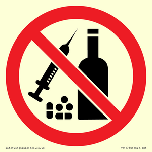 PV11750: P908 Prohibition: No alcohol or drugs