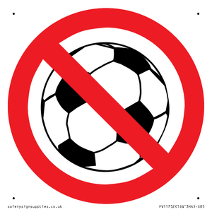 PV11752: P909 Prohibition: No ball games
