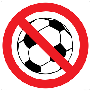 PV11752: P909 Prohibition: No ball games