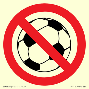 PV11752: P909 Prohibition: No ball games