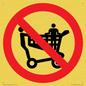 PV11758: P912 Prohibition: No climbing on trolley