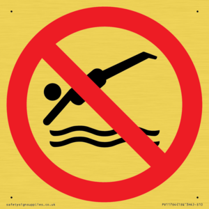 PV11764: P915 Prohibition: No diving