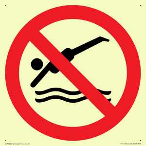 PV11764: P915 Prohibition: No diving