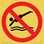 PV11764: P915 Prohibition: No diving