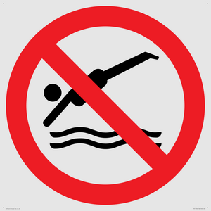 PV11764: P915 Prohibition: No diving