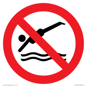 PV11764: P915 Prohibition: No diving