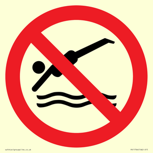 PV11764: P915 Prohibition: No diving