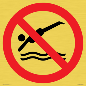PV11764: P915 Prohibition: No diving
